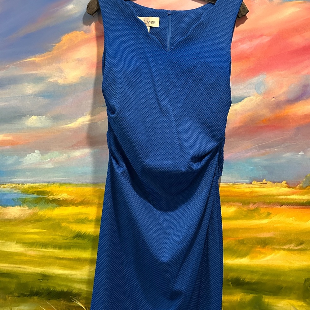 Sara Campbell Royal Blue Pique Magic Dress